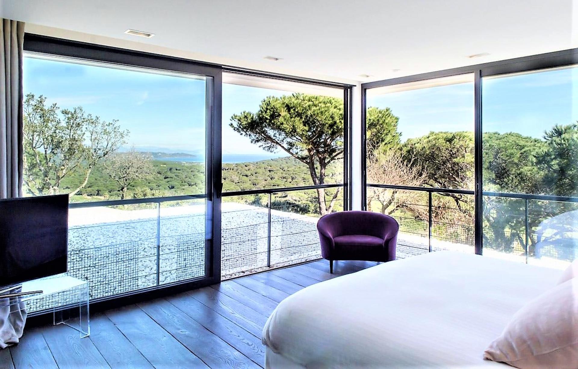 THE LUXURY VILLA DE L'ESCALET HOLIDAY RENTAL IN ST TROPEZ WITH STAGGERING SEA VIEW